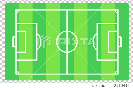サッカー場のイラスト 132310446