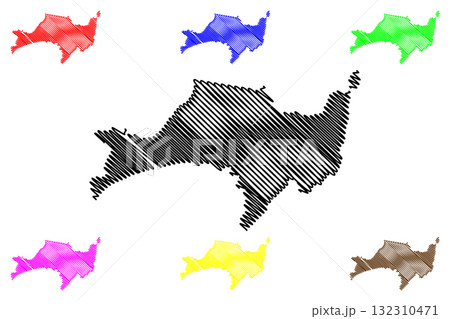 Jervis Bay Territory (Commonwealth of Australia, JBT) map vector illustration, scribble sketch Jervis Bay map Jervis Bay Territory (Commonwealth of Australia, JBT) map vector illustration, scribble sketch Jervis Bay map 132310471