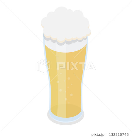 3D Isometric Flat Illustration of Types Of Beer. Item 5 3D Isometric Flat Illustration of Types Of Beer. Item 5 132310746