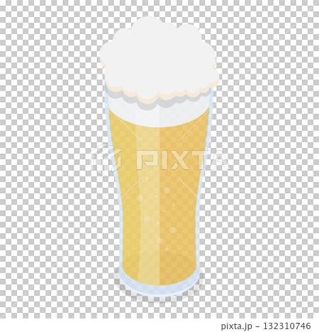 3D Isometric Flat Illustration of Types Of Beer. Item 5 3D Isometric Flat Illustration of Types Of Beer. Item 5 132310746