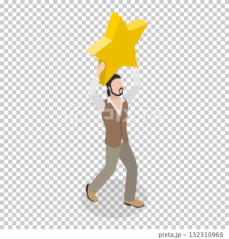 3D Isometric Flat Illustration of Customer Feedback. Item 3 3D Isometric Flat Illustration of Customer Feedback. Item 3 132310968