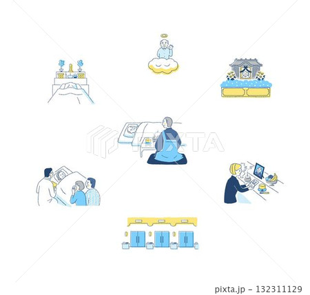 仏事のさまざまなイメージ セット3 仏事のさまざまなイメージ セット3 132311129