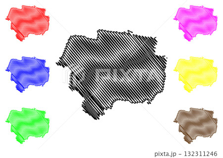 Blayney Shire (Commonwealth of Australia, New South Wales, NSW) map vector illustration, scribble sketch Blayney map Blayney Shire (Commonwealth of Australia, New South Wales, NSW) map vector illustration, scribble sketch Blayney map 132311246
