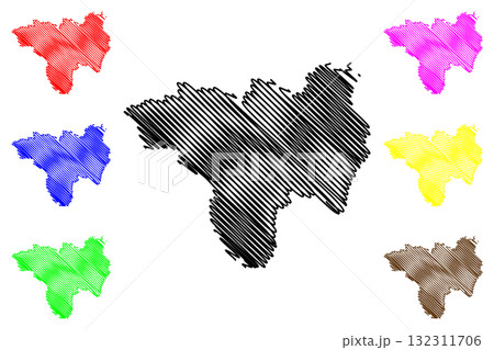 Hilltops Council (Commonwealth of Australia, New South Wales, NSW) map vector illustration, scribble sketch Hilltops map Hilltops Council (Commonwealth of Australia, New South Wales, NSW) map vector illustration, scribble sketch Hilltops map 132311706