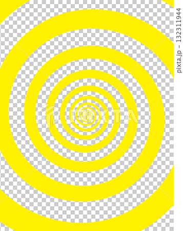 黃色和白色順時針漩渦背景 黃色和白色順時針漩渦背景 132311944