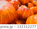 A close up view of vibrant orange pumpkins captures the warmth and richness of the autumn harvest season 132312277