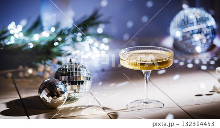 Festive New Year champagne Festive New Year champagne 132314453