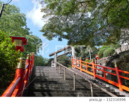 足利織姫神社　参道　10月 132316996