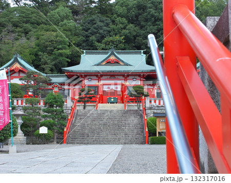 足利織姫神社　社殿　10月 132317016