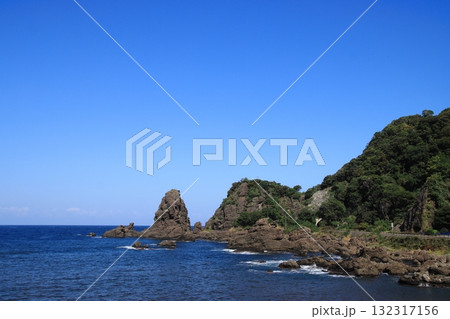 【福井県】風景明媚な景色のドライブスポット_国道305号線の風景 【福井県】風景明媚な景色のドライブスポット_国道305号線の風景 132317156