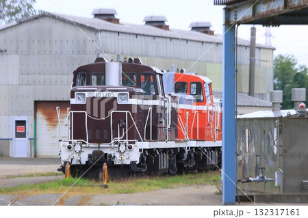 高崎地区で活躍したDE10-1705号機@秋田総合車両センター2025/10/18 高崎地区で活躍したDE10-1705号機@秋田総合車両センター2025/10/18 132317161