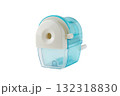 透明背景（png）に水色の鉛筆削り器 132318830