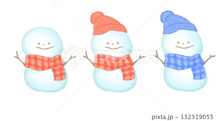雪だるまセット 132319055