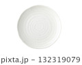 透明背景（png）に白くて丸い平皿（新粉引） 132319079