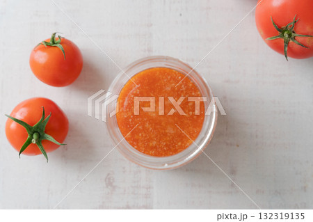 トマトサラダとトマト麹 トマトサラダとトマト麹 132319135