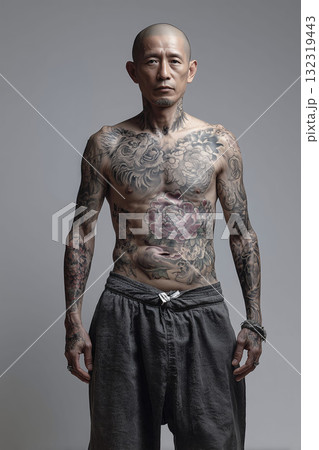 和彫りを入れた反社の男性 132319443