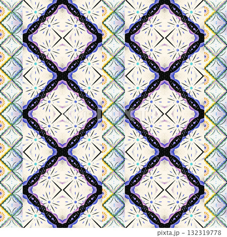 seamless pattern. vintage decorative elements. hand drawn background seamless pattern. vintage decorative elements. hand drawn background 132319778