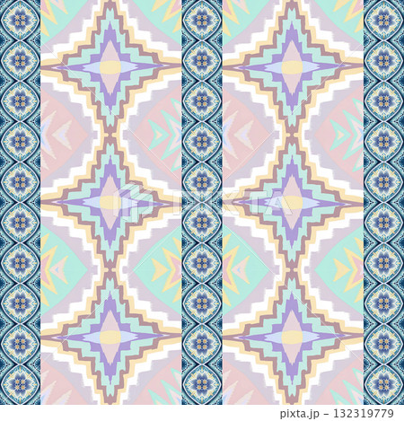 seamless pattern. vintage decorative elements. hand drawn background seamless pattern. vintage decorative elements. hand drawn background 132319779