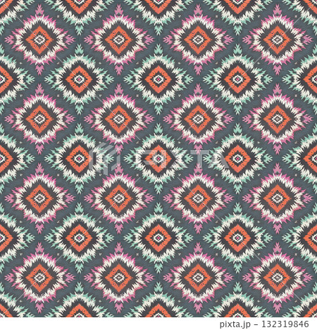 seamless pattern. vintage decorative elements. hand drawn background 132319846