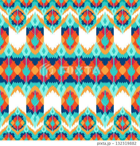 seamless pattern. vintage decorative elements. hand drawn background 132319882