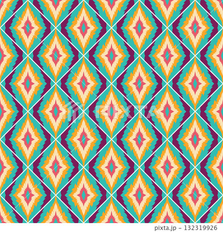 seamless pattern. vintage decorative elements. hand drawn background 132319926