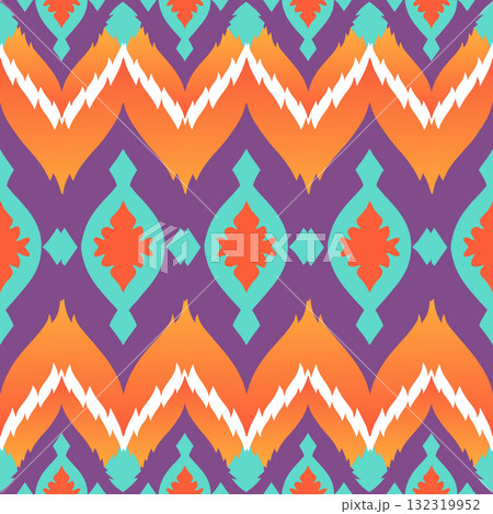 seamless pattern. vintage decorative elements. hand drawn background seamless pattern. vintage decorative elements. hand drawn background 132319952