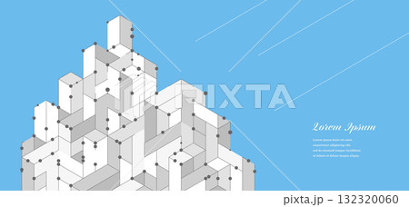 幾何学 抽象 建築 テクノロジー ビジネス 背景 132320060