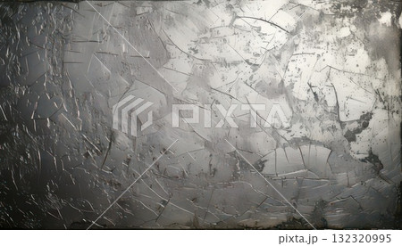 《AI画像》古びた銀色の壁 《AI画像》古びた銀色の壁 132320995