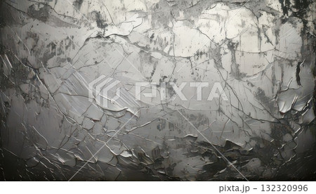 《AI画像》古びた銀色の壁 《AI画像》古びた銀色の壁 132320996