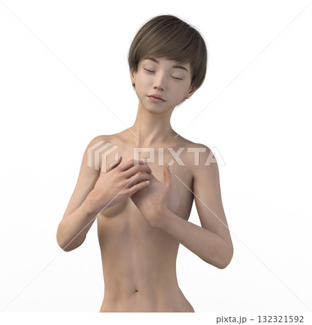 若い女性 ヌード 若い女性 ヌード 132321592