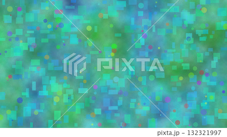 絵画のような背景　ターコイズ 132321997