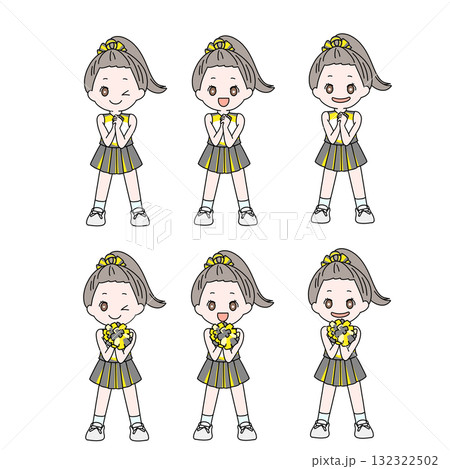 チアリーディングの女の子 チアリーディングの女の子 132322502