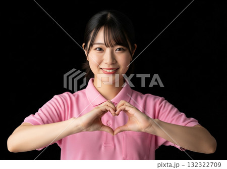 思いやりの心を届ける笑顔 思いやりの心を届ける笑顔 132322709