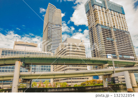 大阪淀屋橋と中ノ島周辺の街並み風景 132322854