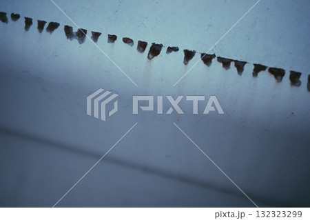 ガードレールのサビのテクスチャ ガードレールのサビのテクスチャ 132323299