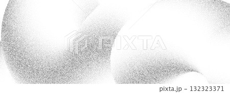 Stippled wavy sand grain texture. Dotted curved gradient wave background. Grunge gritty noise dot work wallpaper with particles, granules, speckles. Vector halftone cloudy grit backdrop overlay Stippled wavy sand grain texture. Dotted curved gradient wave background. Grunge gritty noise dot work wallpaper with particles, granules, speckles. Vector halftone cloudy grit backdrop overlay 132323371