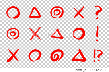 手寫圓圈,圓形,三角形,紅色 手寫圓圈,圓形,三角形,紅色 132323507