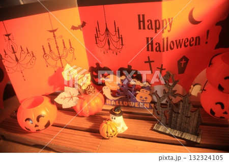 ハロウィンのかぼちゃとかわいいハロウィン 132324105