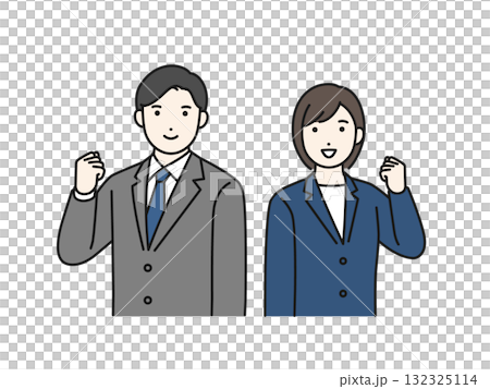 做膽量姿勢的企業人 做膽量姿勢的企業人 132325114