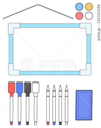 シンプルなホワイトボードの素材集 132325286