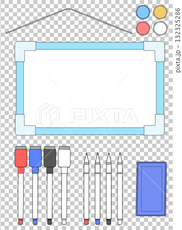 シンプルなホワイトボードの素材集 132325286