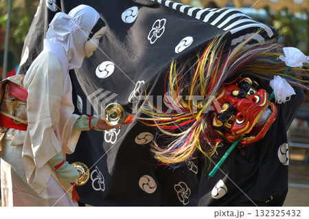 獅子舞　神戸市無形文化遺産　南僧尾の神楽獅子 132325432