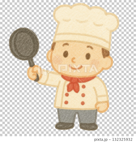 【人物】コックさんのイラスト 【人物】コックさんのイラスト 132325932
