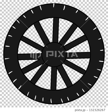 輪胎輪廓簡單 132326267