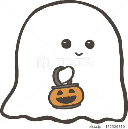おばけ_かぼちゃ(橙) おばけ_かぼちゃ(橙) 132326310