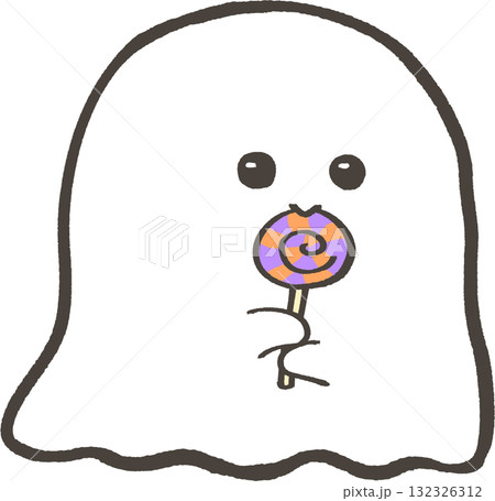 おばけ_キャンディ(紫) おばけ_キャンディ(紫) 132326312