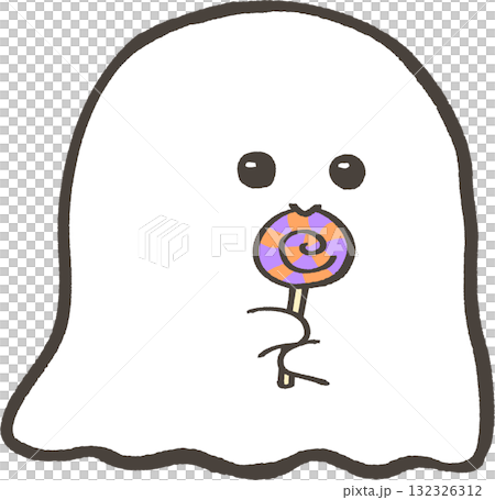 おばけ_キャンディ(紫) おばけ_キャンディ(紫) 132326312