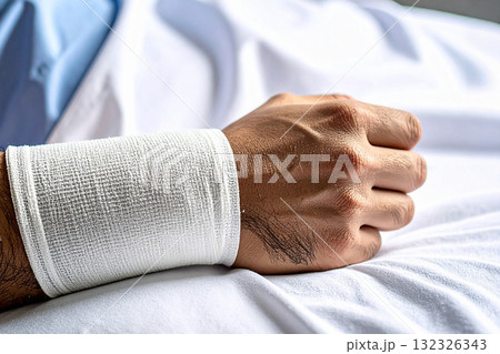 a man with his arm 132326343