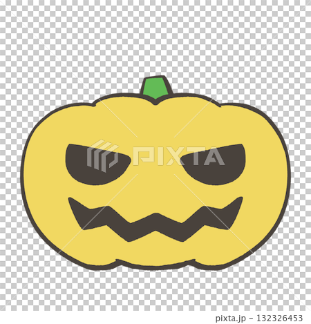 かぼちゃ_怒り_黄色 132326453