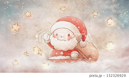 夜空を舞うサンタクロース 夜空を舞うサンタクロース 132326929